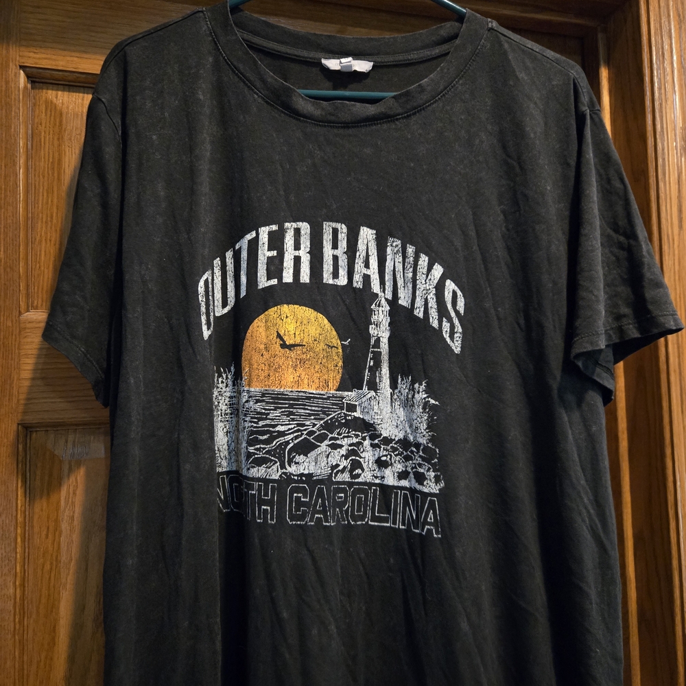 Maurices Outer Banks Graphic Tee in Black and Orange - Picture 7 of 14